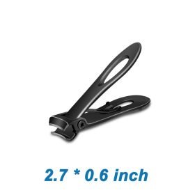 Extra Large Toe Nail Clippers For Thick Hard Nails Cutter Heavy Duty Stainless (Size/Color: Small Black)