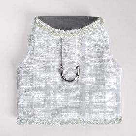 Genevieve Dog Harness (Color: Silver, size: LG)