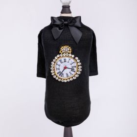 Tmeless Dog Tee (Color: Black, size: LG)