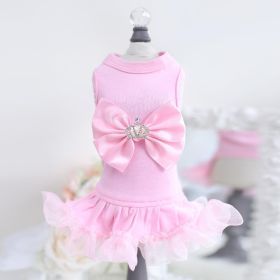 Royal Princess Dog Dress (Color: Pink, size: XXS)